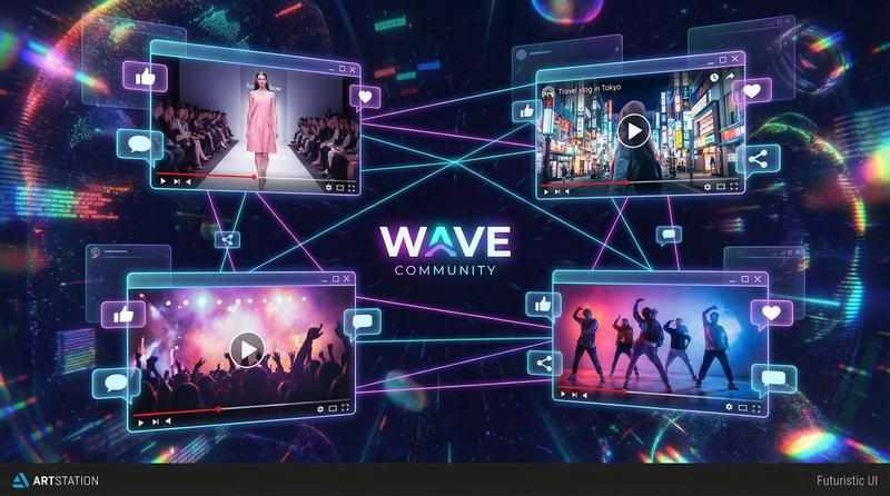 明星模特视频社区互动